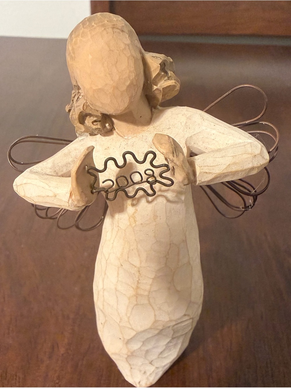 Willow Tree 2008 Christmas Ornament Angel Figurine Demdaco Home Decor